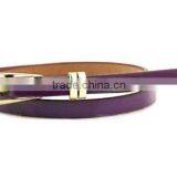 Fashion Women Lady Girl Skinny Waist Belt Thin Leather Narrow Waistband thumbnail-3