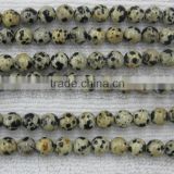 Dalmatine Jasper round bead for necklace decoration