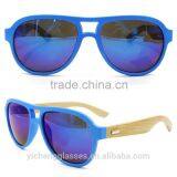 Fashion Trendy Design Plastic Frame Eyewear Wood Temple Sunglasses Hand Made Carving Glasses thumbnail-5