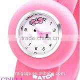 Pink Silicone Change Jelly Watch Face for Kids thumbnail-3