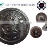 25mm High Quality Metal Brass Snap Military Button