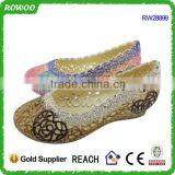 Hollow Lady PVC PCU Sandal Shoes thumbnail-4