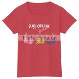 OEM Service Women Custom Tshirt 100% Cotton Casual Multi Colors t Shirt thumbnail-1
