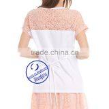 Custom 100% Cotton Short Sleeve Outdoor Maternity t Shirt thumbnail-6