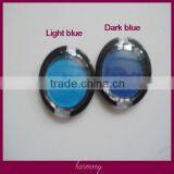 Blue Color round shape hair chalk with circle box