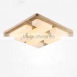 Ceiling Lamp Lighting Nordic Style Wood Framed Flush Mount