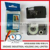 Compatible Casio Label Tape be Used for KL-60 Printer Black on White 12mm XR-12WE1 thumbnail-2