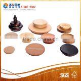 Round Glass Jars and Wooden Lids thumbnail-1