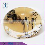 Round Glass Dinner Set thumbnail-2