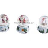 Poresin Christmas Santa Claus Music Snow Globe thumbnail-3