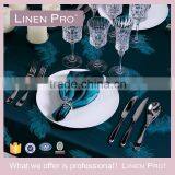 Linen Pro Dark Green 5 Star Hotel Banquet Table Cloth thumbnail-1