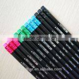 Standard Size Hexagonal Shape Black Night HB Pencil Sharpened With Eraser thumbnail-3
