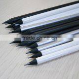 Promotion Standard Size Round Shape 2.0mm HB Lead Golf Pencil ( Black Wooden Pencil ) Sharpened With Eraser thumbnail-4