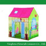 Pink Beautiful Little House Printing Girl Play Tent Indoor House Toy