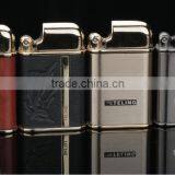 hot-selling Windproof Butane Gas Electronic Lighter with leather