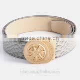 Custom Mens Genuine Spanish Leather Belt Mens Designer Belts thumbnail-3