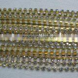 SS16 4mm Rhinestone Crystal Cup Chain Jewelry Cup Chain thumbnail-1
