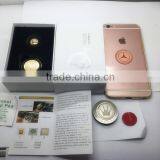 Luxurious Golden Flexible Car Phone Holder .html With Ball Sticky Magnetic Stand for Car China Stock thumbnail-6