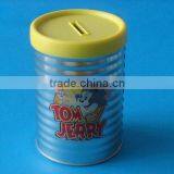 Round Coin Tin Can