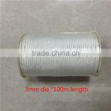Good quality 3mm braided starter rope for Chain saw