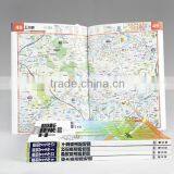 2014 travelling book with cheap price Color Map pamphlets printing