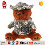Realistic Bear Costume Plush Toy Soft Amry Teddy Bear thumbnail-1
