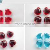 Circle Glass Gems, Flat Glass Gems, Clear, Solid Glass Gems thumbnail-1