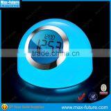 6 Nature Sounds Alarm Touch Colors Change Glowing Clock, Digital Alarm Clock thumbnail-6