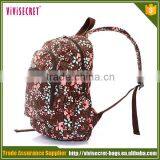 2016 Outdoor Backpack Fashion Leisure Coffee Floral Backpack for Men and Women thumbnail-1