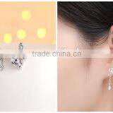 Korean Style 925 Silver Leaf Cuff Earrings With 2 Different Parts thumbnail-6