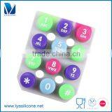 OEM soft conductive silicone rubber button pad