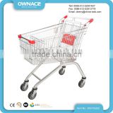 European Style Metal Foldable Shopping Trolley Cart