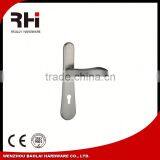 L Type Aluminum Door Lever Handle on Round Rose