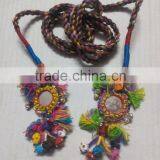 Latest 2015Tribal Beaded Hanging Tribal Tassels Belly Dancing pm Pom thumbnail-3