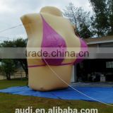 Advertising inflatable replica torso with breasts for sale