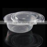 Disposable Plastic Food Container Round Bowl 200ml Soup Container With Lid thumbnail-5