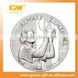 911 souvenir coin,brass coins,silver coins