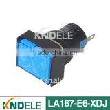 Blue Push Button Switch 16mm 2NO 2NC