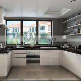 Factory Price Customized High Gloss White Kitchen Cabinet Design thumbnail-5