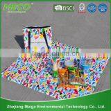 New design fashion low price waterproof stripe beach mat