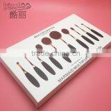 Nylon Bendable Handle Eco-friendly 10pcs Toothbrush Shaped Makeup Brush thumbnail-2