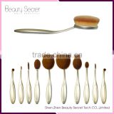 2016 High quality hot selling professional cosmetic 10pcs makeup brushes sets