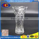 Glass Vase Clear Glass Flower Vase thumbnail-1