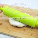 baking tools Silicone dumpling noodle rolling pin with PP handle