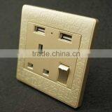 Wholesale Electric Usb Charger uk Wall Switch Plug Socket With Usb thumbnail-3