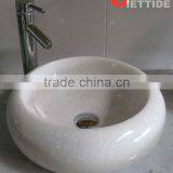 White Marble Stone Sink Basin thumbnail-1
