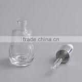 Gourd Shaped Empty Glass Bottle for Essential Oil With Aluminum Cap Rubber Dropper thumbnail-2