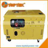 220v Silent Type Air Cooled Single Phase 8kw Diesel Power Generator