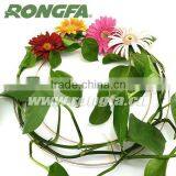 Copper Coated 2 Coils Decorative Wire Wreath Frame thumbnail-3