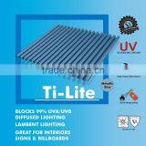 UV Coated Heat Reflective Bayer Polycarbonate Corrugated Sheet (Ti-Lite Metallic Blue MINI) thumbnail-1